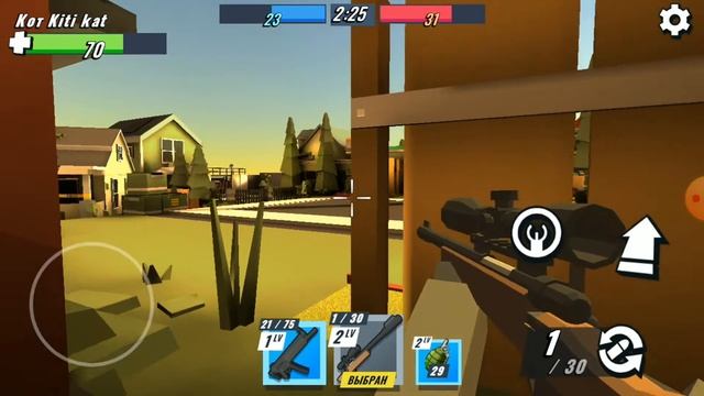 Играю в Battle Gun 3D за стрелка смотреть онлайн