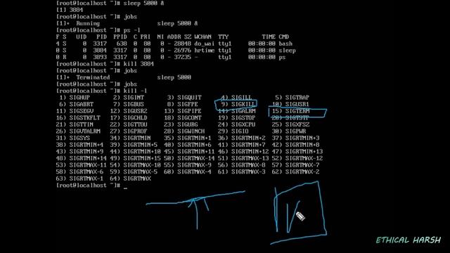 LINUX || KILLING PROCESSES || HINDI смотреть онлайн