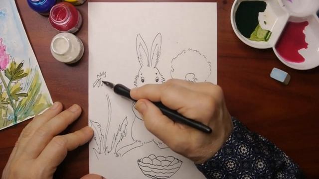 Хорошего настроения! //Bunny//drawing with colored ink / RELAX смотреть онлайн