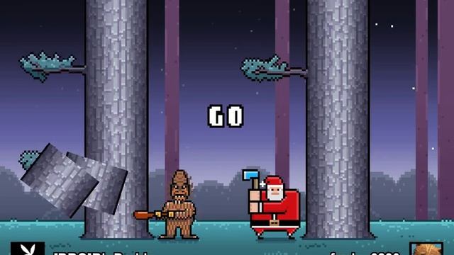 Играю в Timberman #1 смотреть онлайн