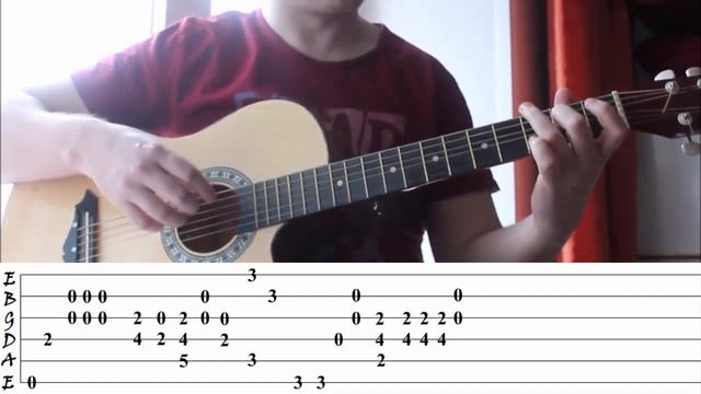7 beautiful romantic popular songs on acoustic guitar with tab смотреть онлайн