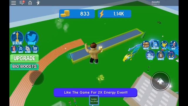 Роблокс симулятор пить и становимся быстрым. смотреть онлайн