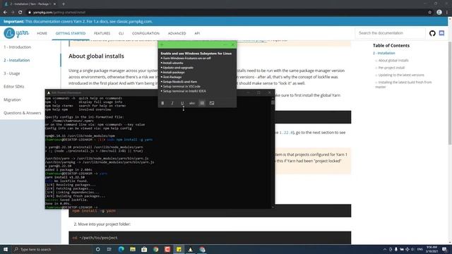 Windows Subsystems for Linux (Inc NodeJS, Yarn, Powerline Font, VS Code, IntelliJ IDEA) смотреть онлайн
