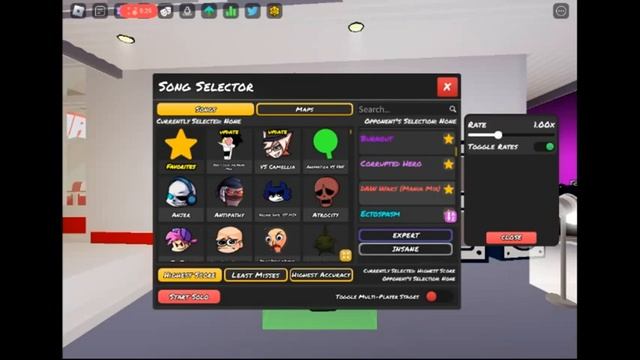 Топ сложных песен и песен для тренировки | Funky Friday Roblox | Roblox смотреть онлайн