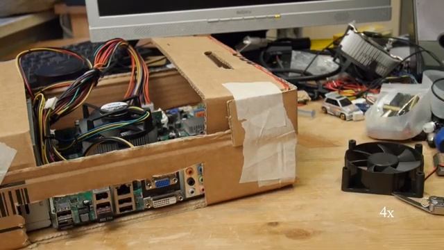 Build Your Own PC Case with an Amazon Prime Cardboard Box смотреть онлайн
