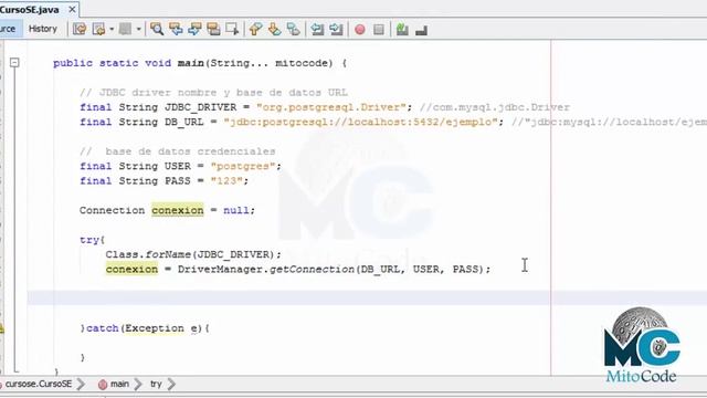 Tutorial Java SE - 49 Conexión a Base de Datos смотреть онлайн