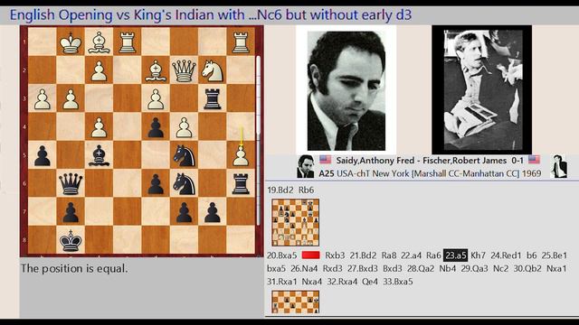 Anthony Fred Saidy vs Robert James Fischer, Marshall-Manhattan Match, New York 1968 смотреть онлайн