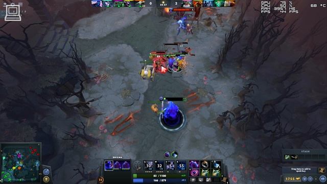 Dota 2 Gameplay Intel I3 2370M + Intel HD Graphics 3000 (Notebook / Laptop)