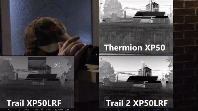 Pulsar XP50 Trail 2 laser rangefinder vs the original LRF and Thermion thermal scope comparison смотреть онлайн