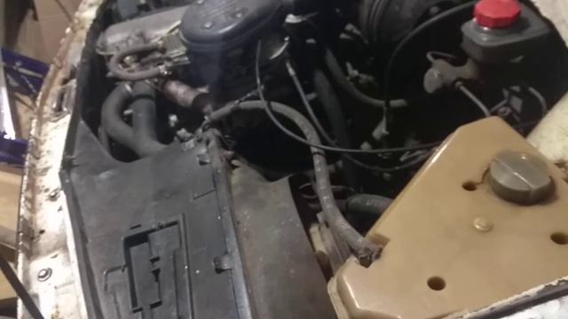 Понижается температура двигателя при включённой печки Москвич 2141.mp4