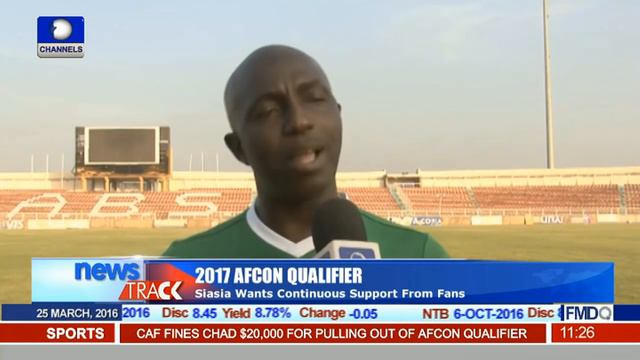 2017 AFCON Qualifier: Siasia Wants Continuous Support From Fans смотреть онлайн