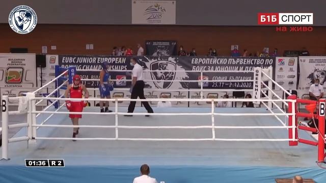 Чемпионат Европы Болгария EUBC Junior SOFIA 2020 Финал Крамаренко Анастасия смотреть онлайн
