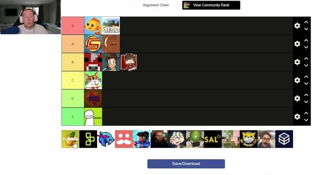 Minecraft YouTuber Tier List 2021 смотреть онлайн