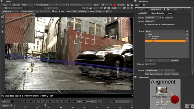 Nuke 7.0 | ModelBuilder: Alignment & Positioning
