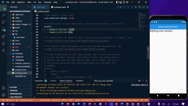 Flutter Course for Beginners: Adding Own Assets in Flutter App | Add Images in Flutter App #assets смотреть онлайн