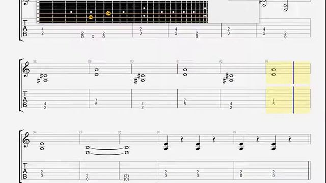 Blind Guardian A Dark Passage GUITAR 2 TABLATURE смотреть онлайн