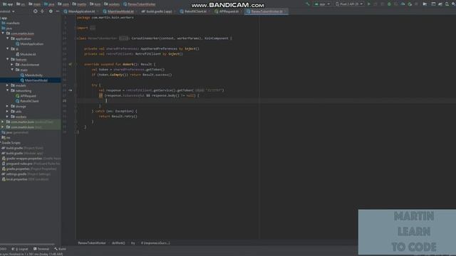 Android with Kotlin: Auto renew Token with CoroutineWorker смотреть онлайн