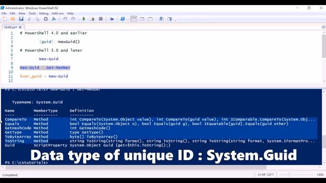 How to generate a GUID in PowerShell смотреть онлайн
