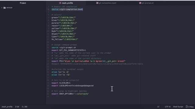 How to add Git current branch repository to mac os terminal + customize terminal output colours смотреть онлайн