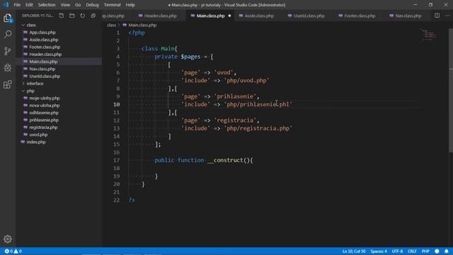 OOP PHP PROJECT TODO Part 3 user session and pages switch смотреть онлайн