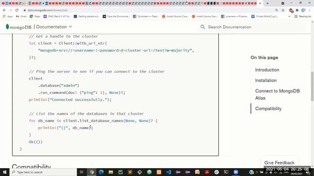 mongoDB Rust driver смотреть онлайн