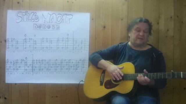 Fingerstyle Guitar Lesson # 322: STILLE NACHT/SILENT NIGHT (Christmas Carol in Open G Tuning) смотреть онлайн