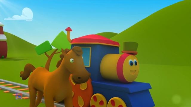 боб овощи поезд | выучить названия овощей | образование для детей | Bob Vegetables Train смотреть онлайн