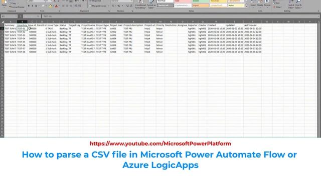 How to Parse/Read a CSV file in Microsoft Power Automate Flow for Azure Logic Apps смотреть онлайн