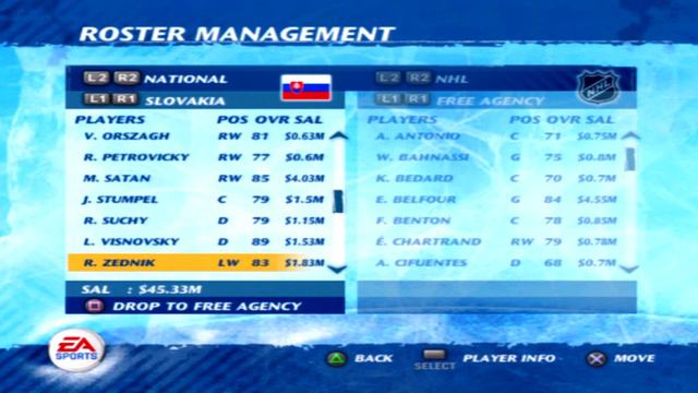 NHL 07 Slovakia Overall Player Ratings смотреть онлайн