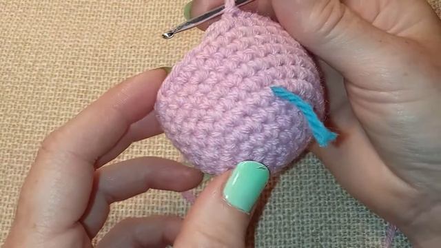 Вяжем шар крючком//Вязание для начинающих смотреть онлайн