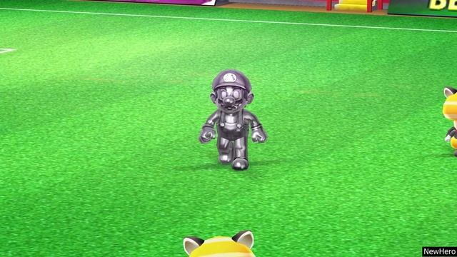 Mario Sports Superstars - Team Mario Vs. Team Metal Mario смотреть онлайн
