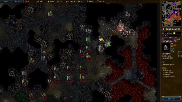 Let's Play The Battle For Wesnoth - Descent Into Darkness #12 - An Endless Night смотреть онлайн