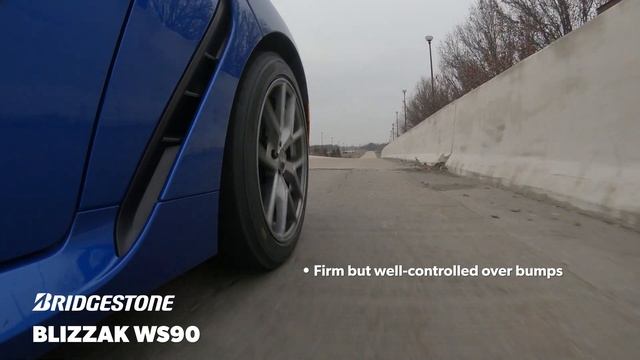 Testing the Bridgestone Blizzak WS90 2022 | Tire Rack смотреть онлайн