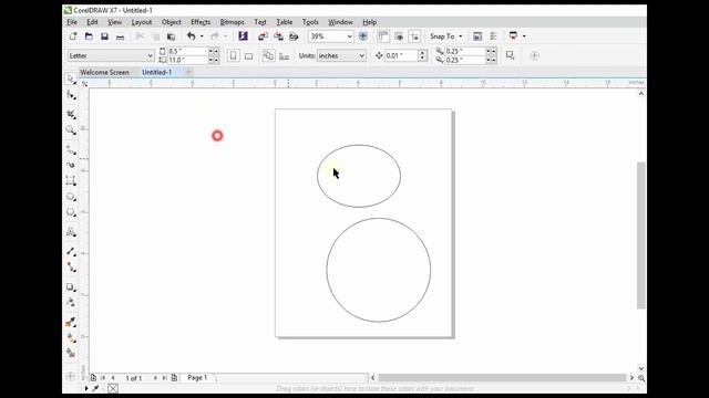 CorelDraw X7 Tutorials - Ellipse Tool смотреть онлайн