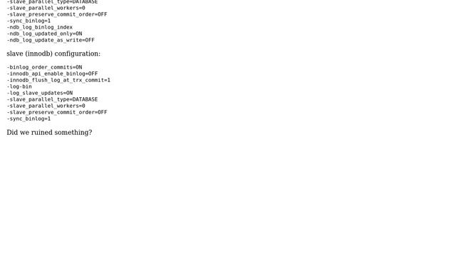 MySQL Cluster binlog replication order смотреть онлайн