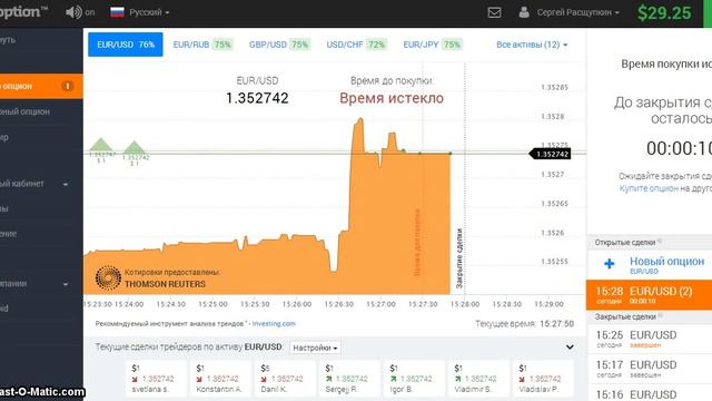 Зороботок на iq option с помощью анализатора Бонус смотреть онлайн