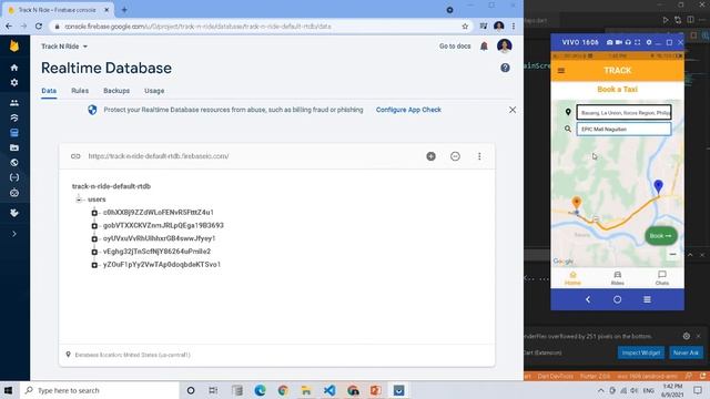 Screen Recording Track N Ride initial mobile app with Firebase смотреть онлайн