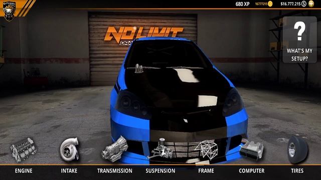 Honda Integra 5 Second Tune 1/4 Mile No Limit Drag Racing 2 Full system tuning смотреть онлайн