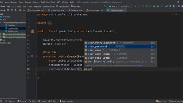 Login and Register Form using SQLite Database|2022|Login and Registration App in Android Studio смотреть онлайн