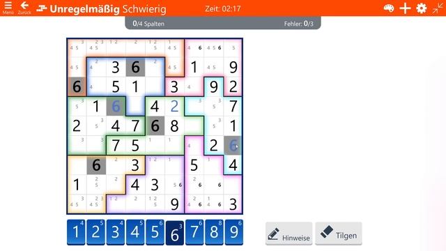 Sudoku Daily Challenges | Irregular – Hard | Nov 3rd, 2023 смотреть онлайн