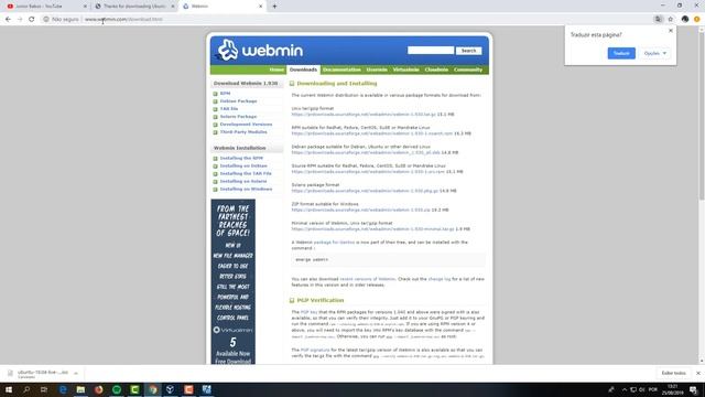 Servidor de arquivos Samba com interface parte 1/4 смотреть онлайн