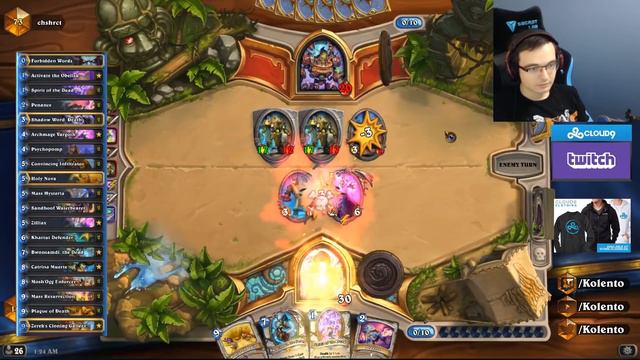 LOL WHAT IS THIS GAME EVEN?? | Quest Wall Priest | Saviors of Uldum | Hearthstone | Kolento смотреть онлайн