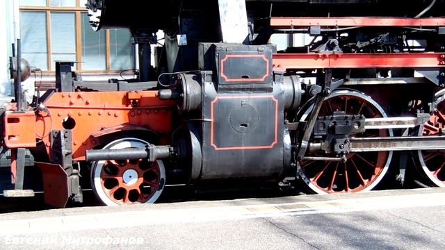 Прибытие паровоза ТЭ-3162 (ТЧ-16) с туристическим поездом №922 на Рижский вокзал. смотреть онлайн