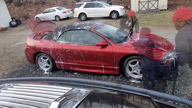 1997 Mitsubishi Eclipse Spyder GS-T l Prepping for Vinyl Wrapping смотреть онлайн
