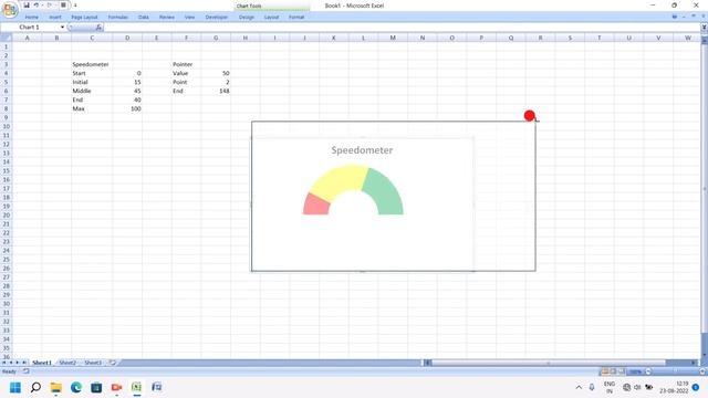 How To Create Speedometer Chart In MS EXCEL|| SPEEDOMETER CHART ln MS.EXCEL смотреть онлайн