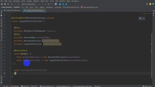 08 Unit test the user success login function with mockito смотреть онлайн