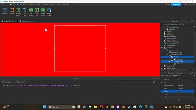 How to make a Main Menu UI in Roblox! [Updated] (Roblox Studio Scripting Tutorial 2023) смотреть онлайн
