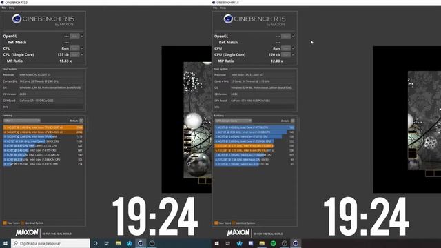Benchmark E5-2697 V3 Vs E5-2697 V2 Cinebench R15
