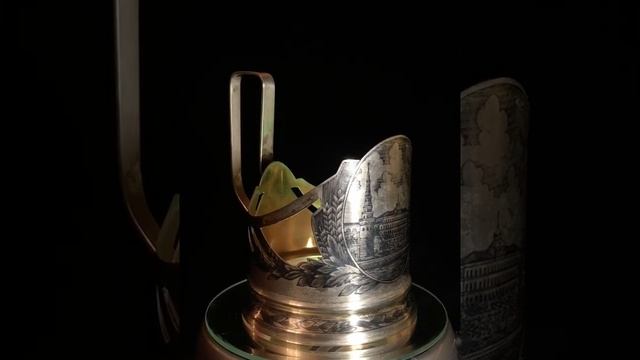 Серебряный подстаканник Кремль, 875 проба смотреть онлайн