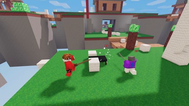 ЭКСПЕРИМЕНТАЛЬНО - Про vs Нуб BedWars Roblox смотреть онлайн